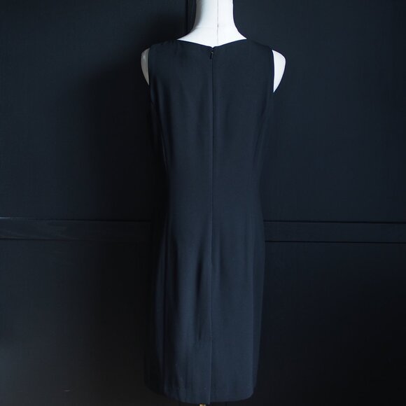 Nygard Collection | Vintage, Gorgeous, Classic Black Shift Dress - Picture 4 of 5